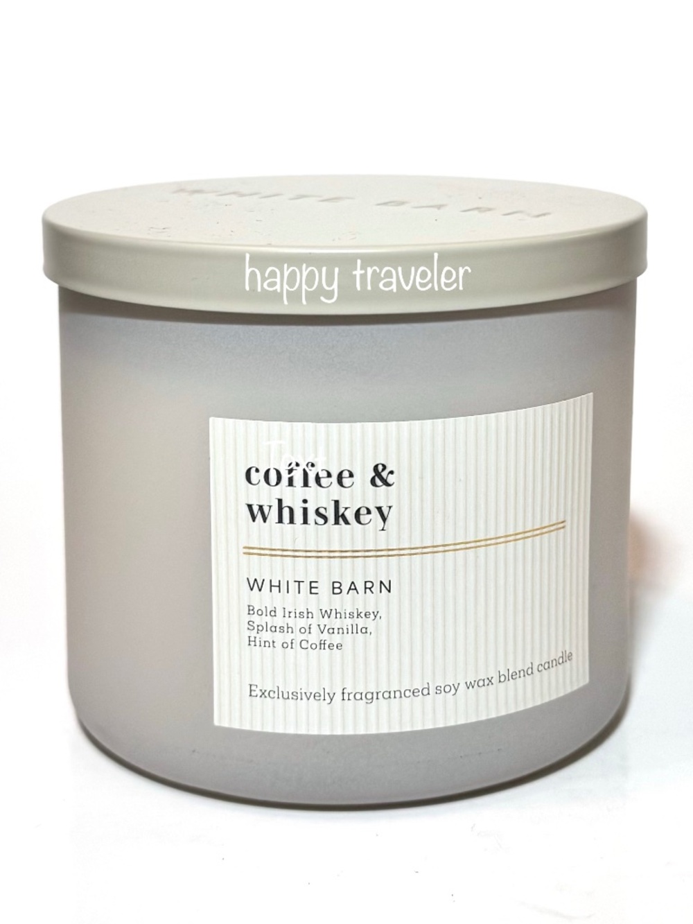 COFFEE WHISKEY 3 Wick Candle